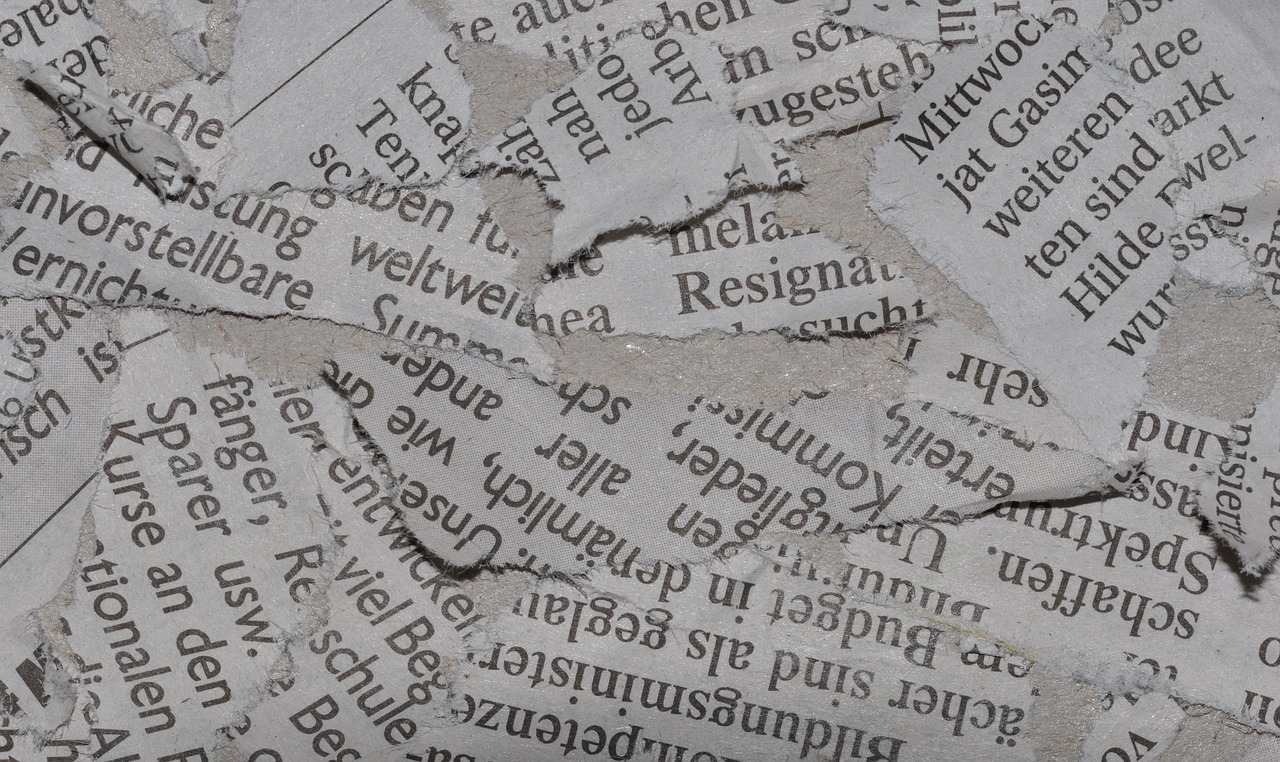 newspaper, 4k wallpaper, waste paper